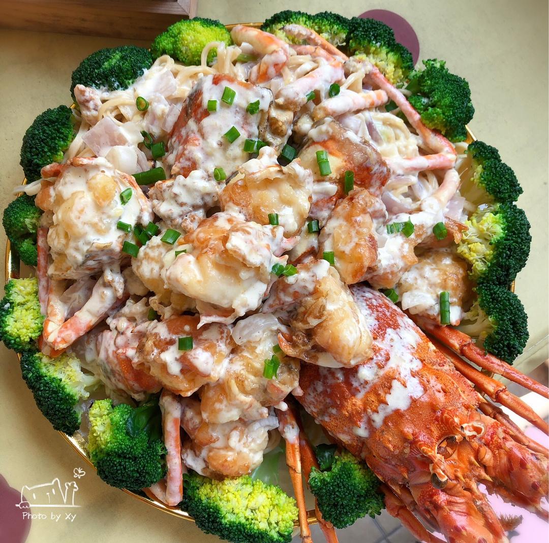 奶油龙虾伊面