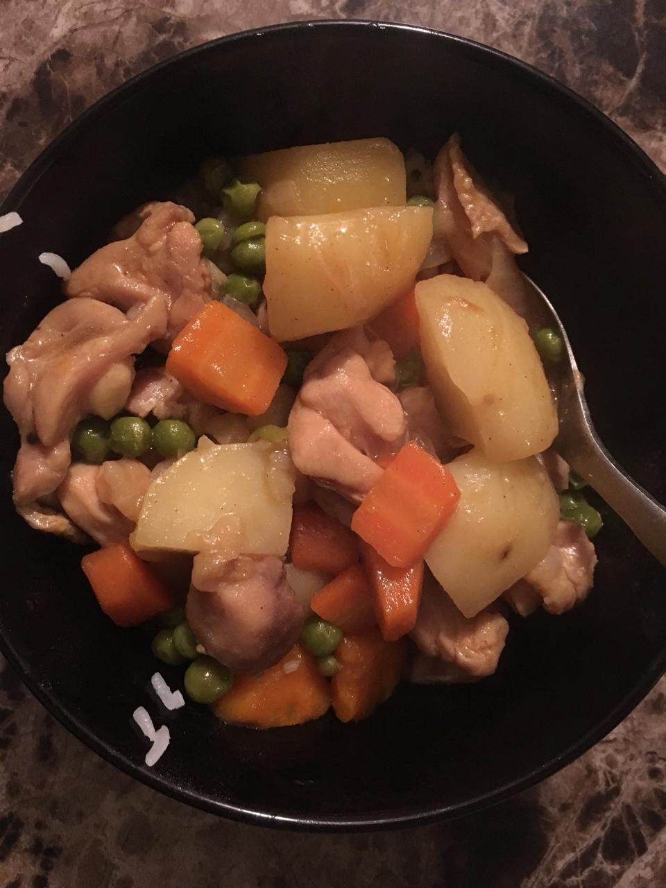 咖喱鸡肉饭