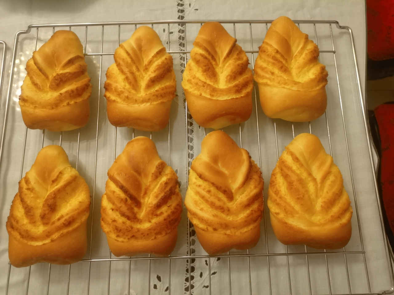 椰蓉叶子面包