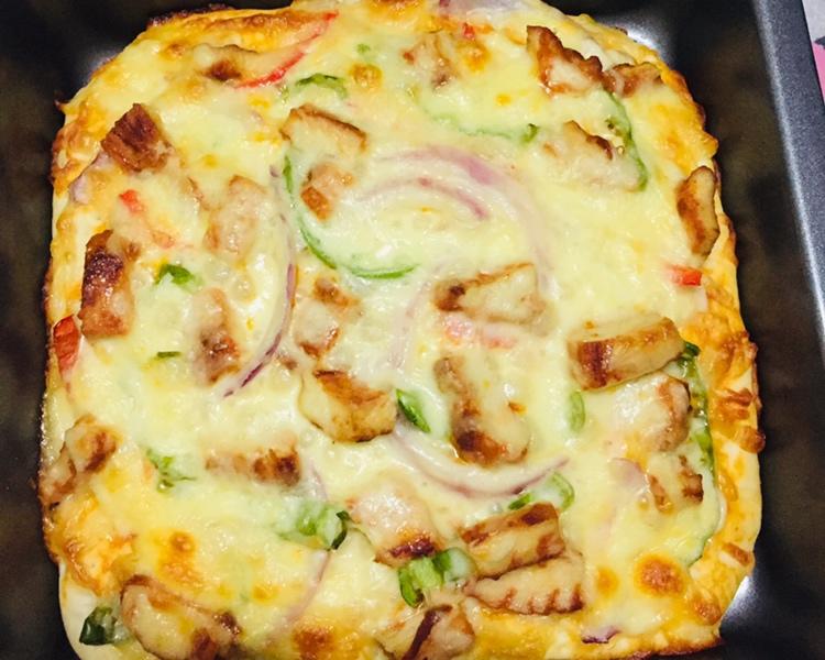 第一次做披萨🍕的做法