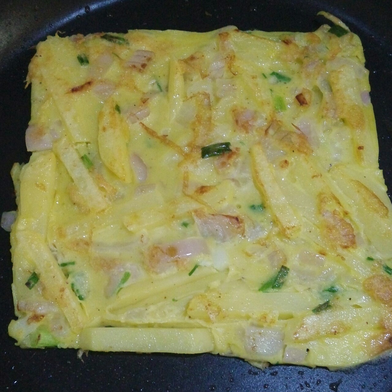 土豆洋葱煎饼