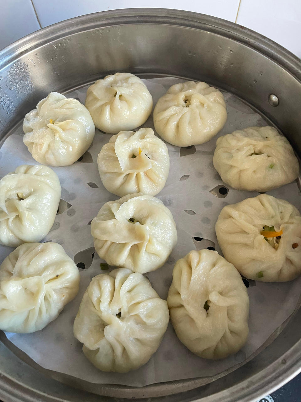 西葫芦鸡蛋包子
