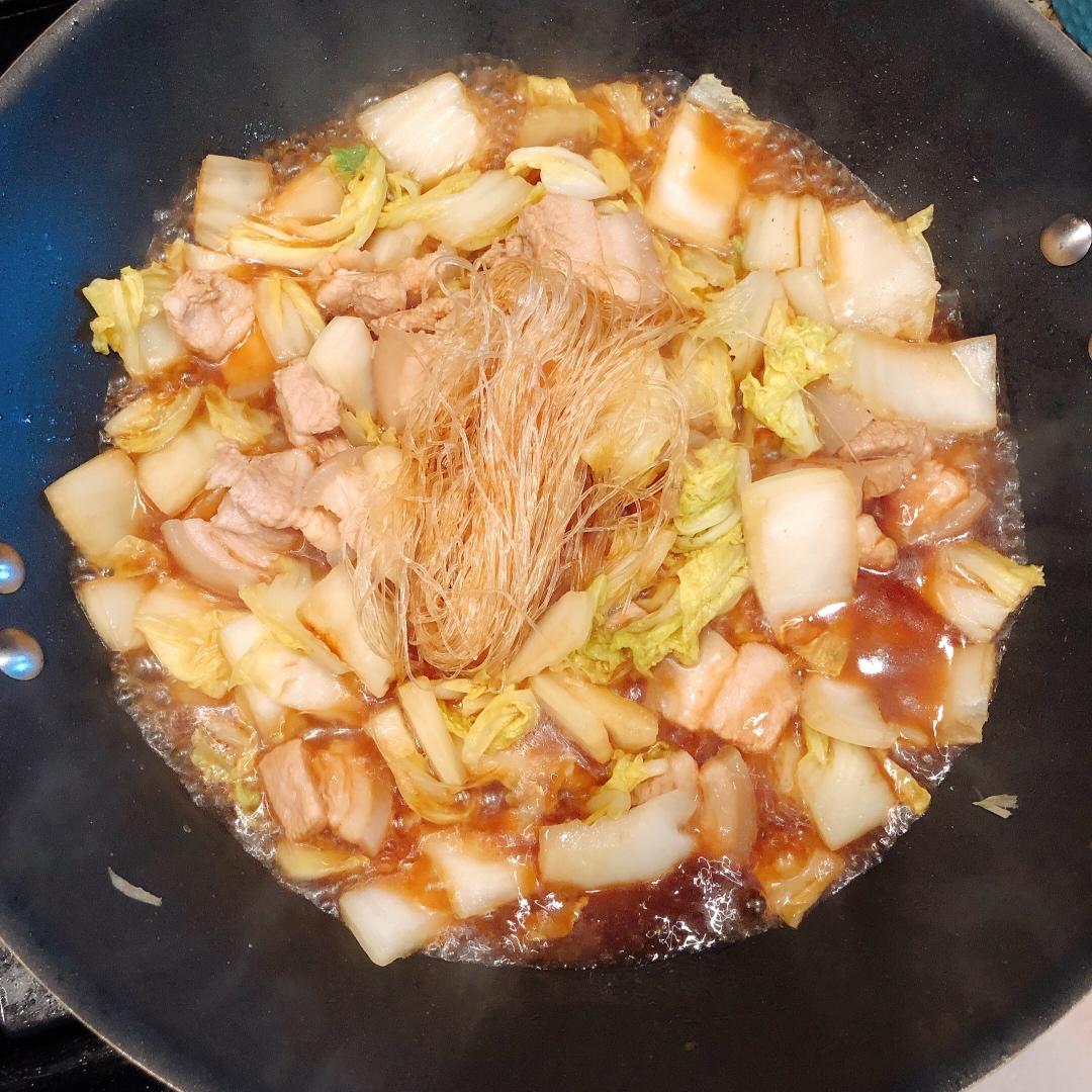猪肉白菜炖粉条