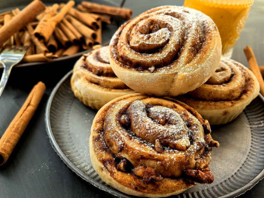 最正宗的美式肉桂卷（不用出膜）