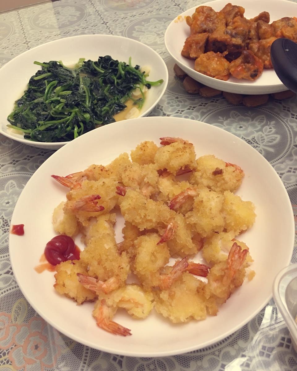 黄金凤尾虾