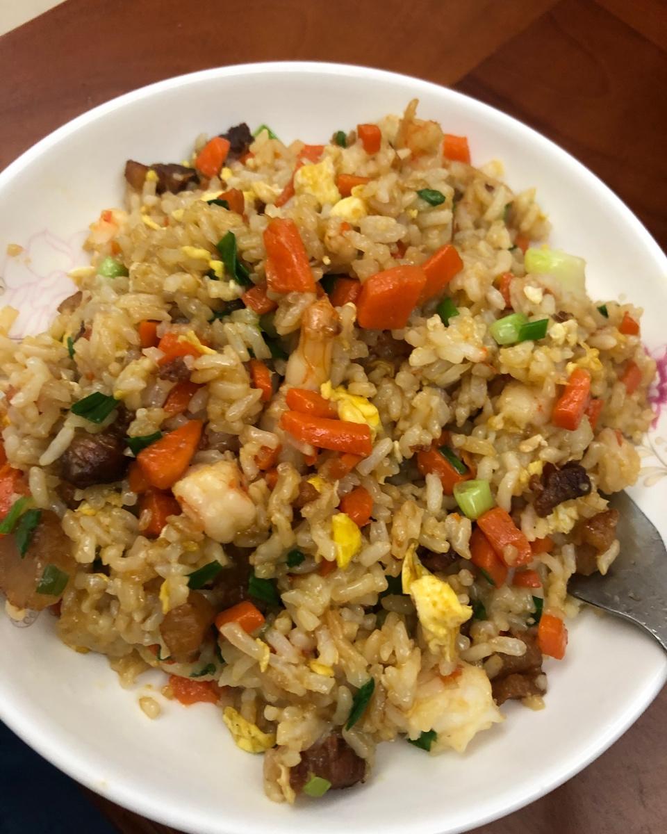 虾仁蛋炒饭🍤🥚
