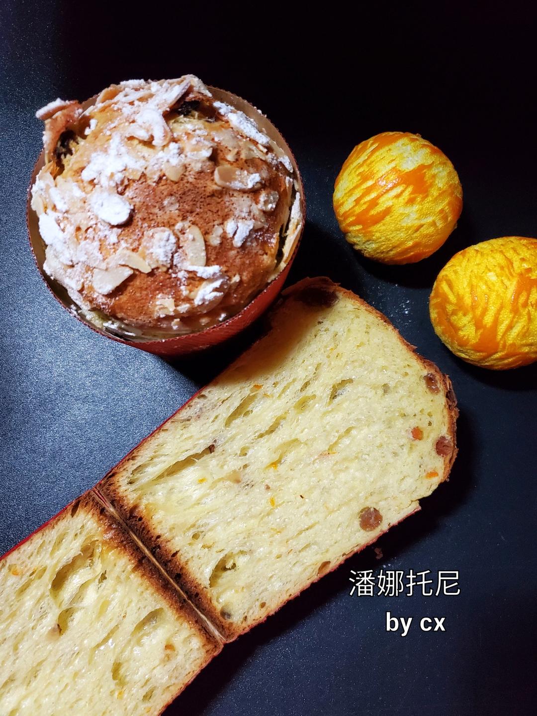 潘娜托尼 圣诞面包           Panettone（中种法）