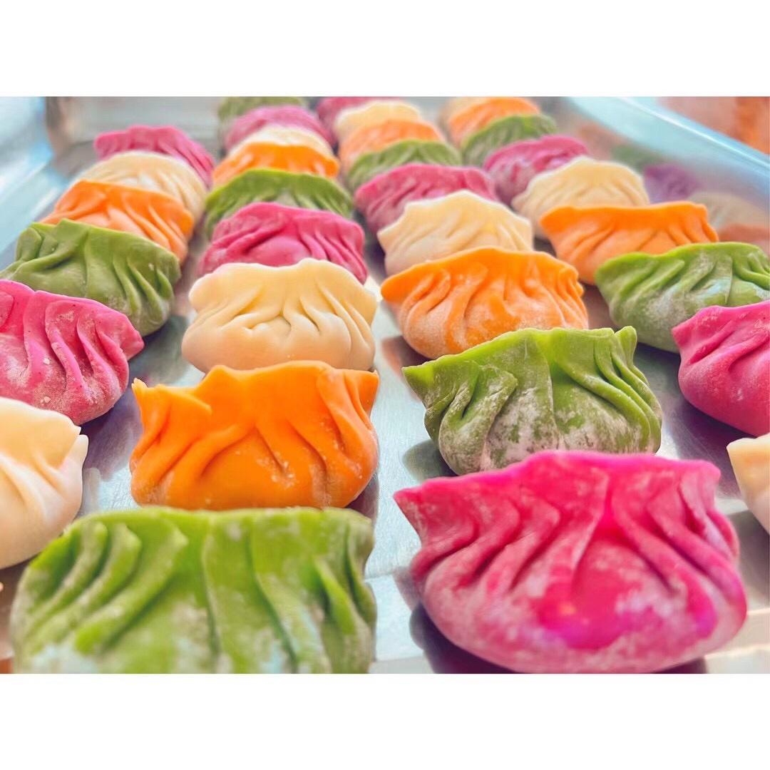 彩色果蔬饺子