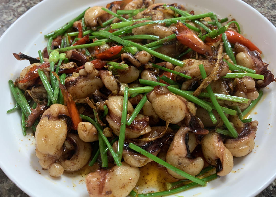 香辣鱿鱼须 赛过铁板的味道