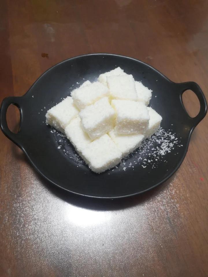 （只需4种材料)牛奶小方