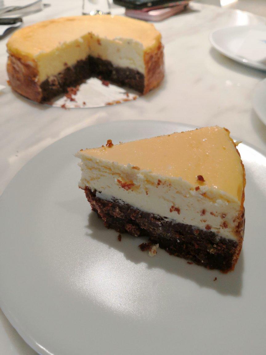 babalovemama做的布朗尼芝士蛋糕