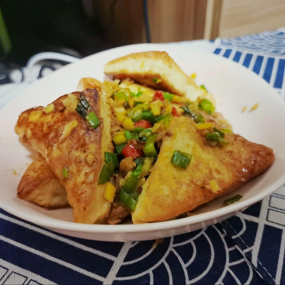 焖煎豆腐