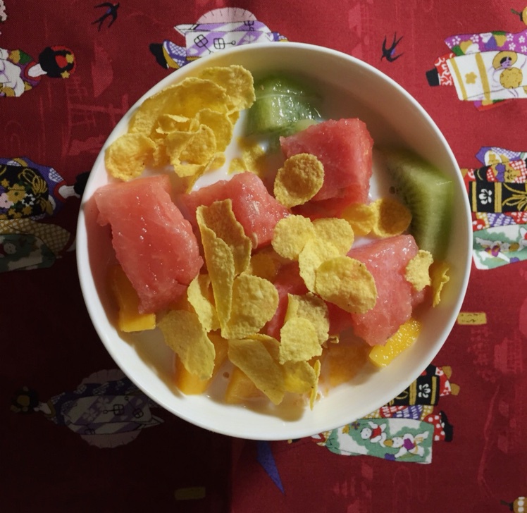 牛奶玉米片