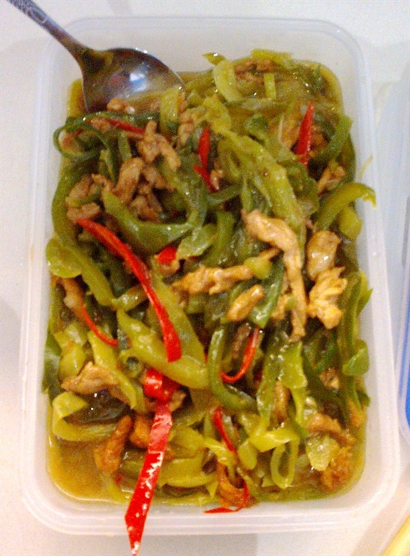 苦瓜炒肉丝