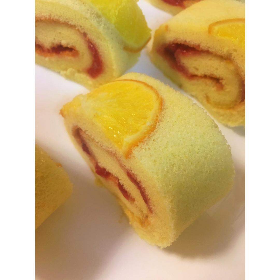 橙香蛋糕卷