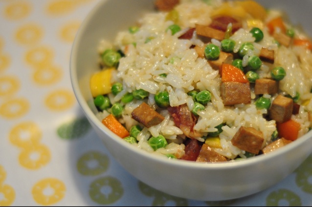 豌豆咸肉糯米饭