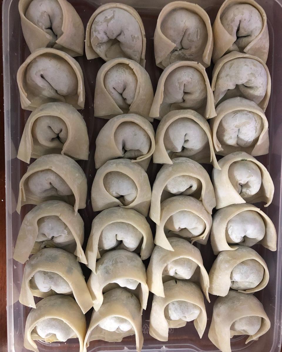 馄饨包法｜给不会裹馄饨的你们