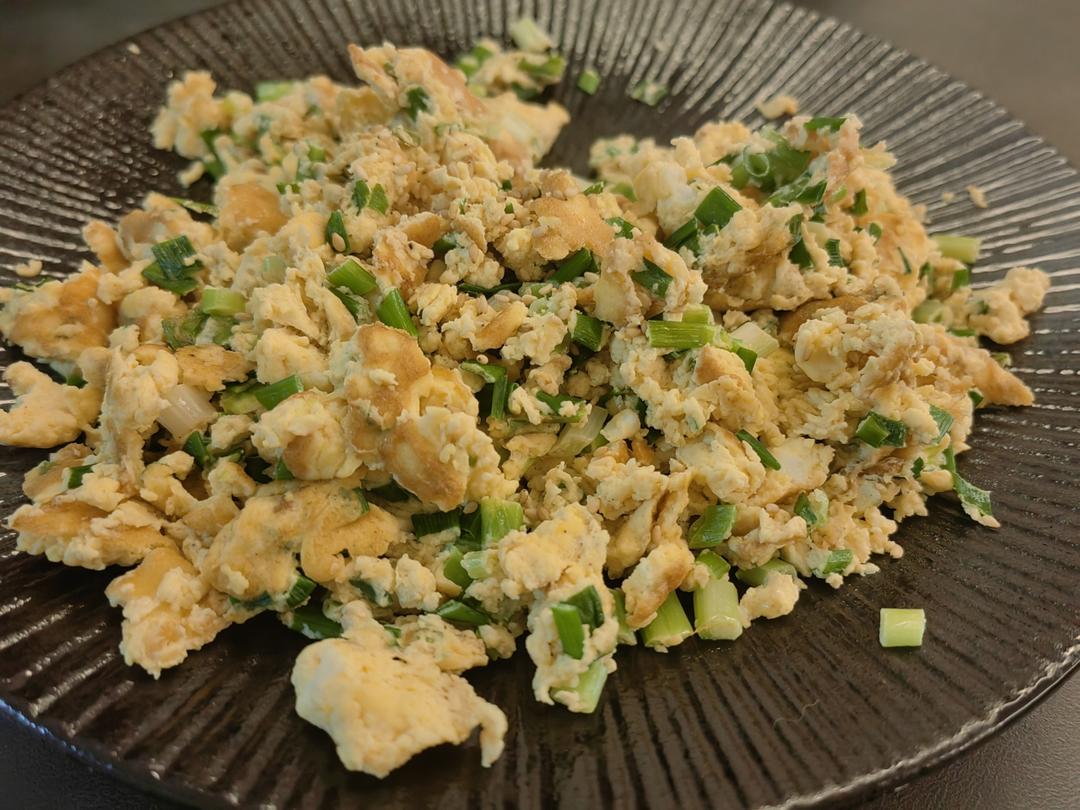 小葱炒鸭蛋