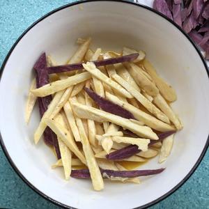 炸番薯干、红薯干、紫薯干的做法 步骤4
