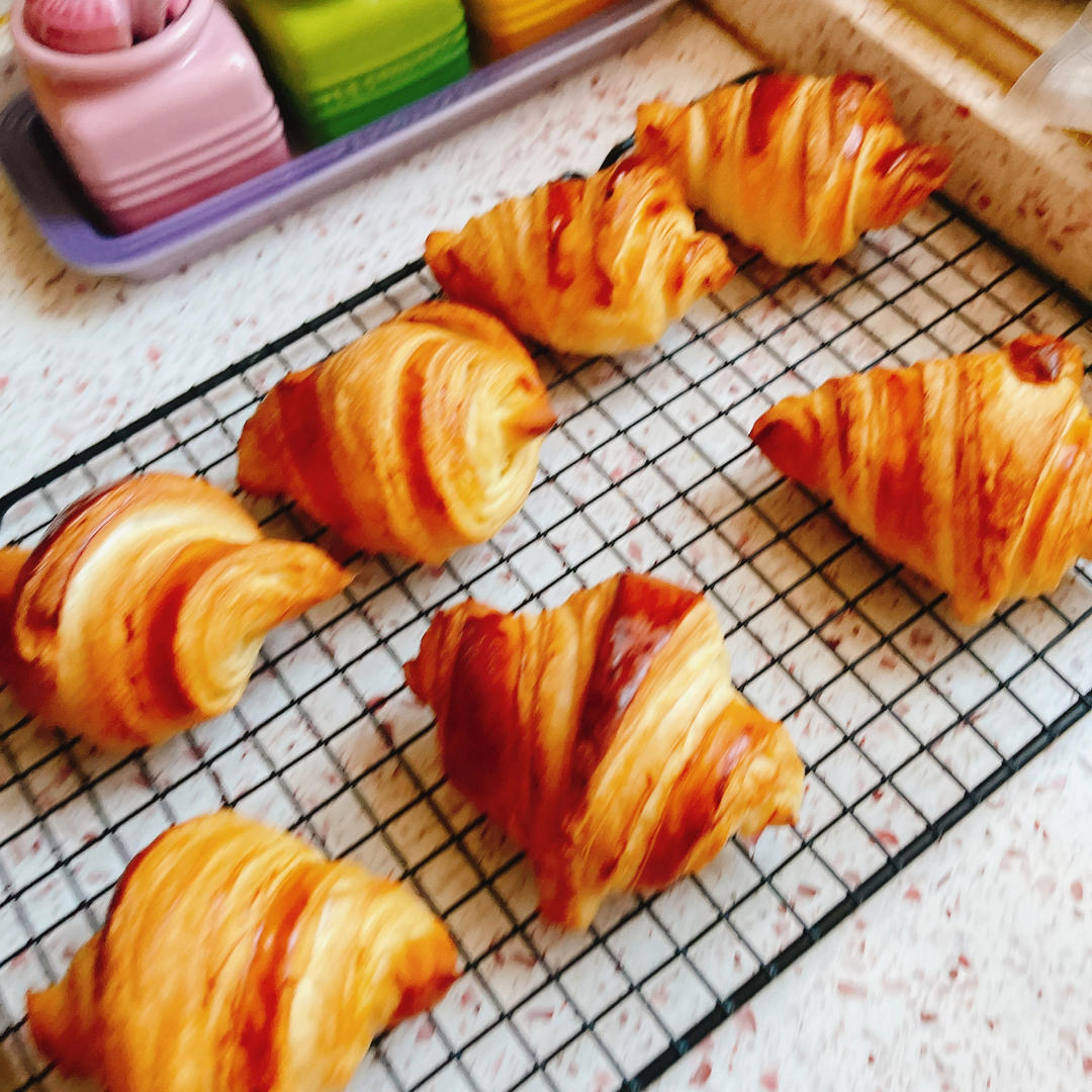 超级详细的可颂牛角包教程