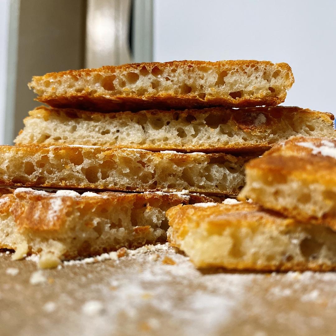完全不用揉的面包，对，完全不用揉！ | Ciabatta