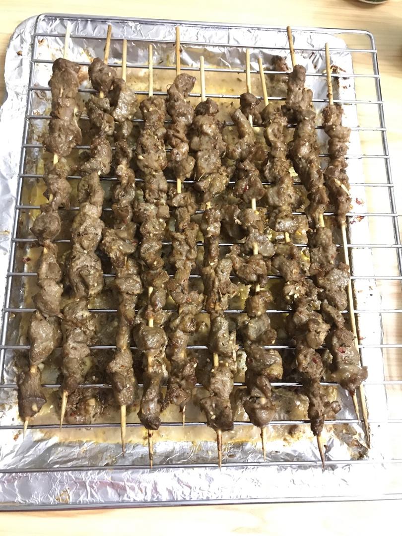 烤羊肉串
（烤箱版）