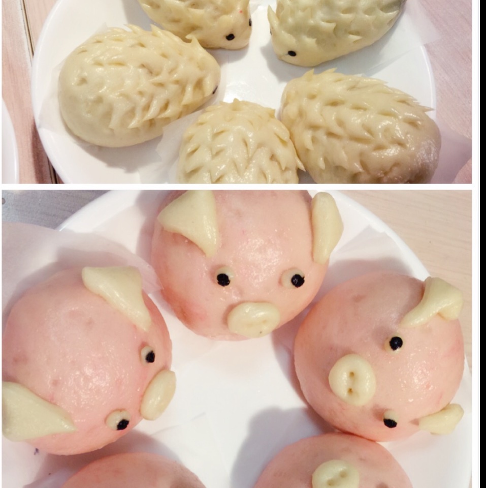 直接发酵法的白胖包子