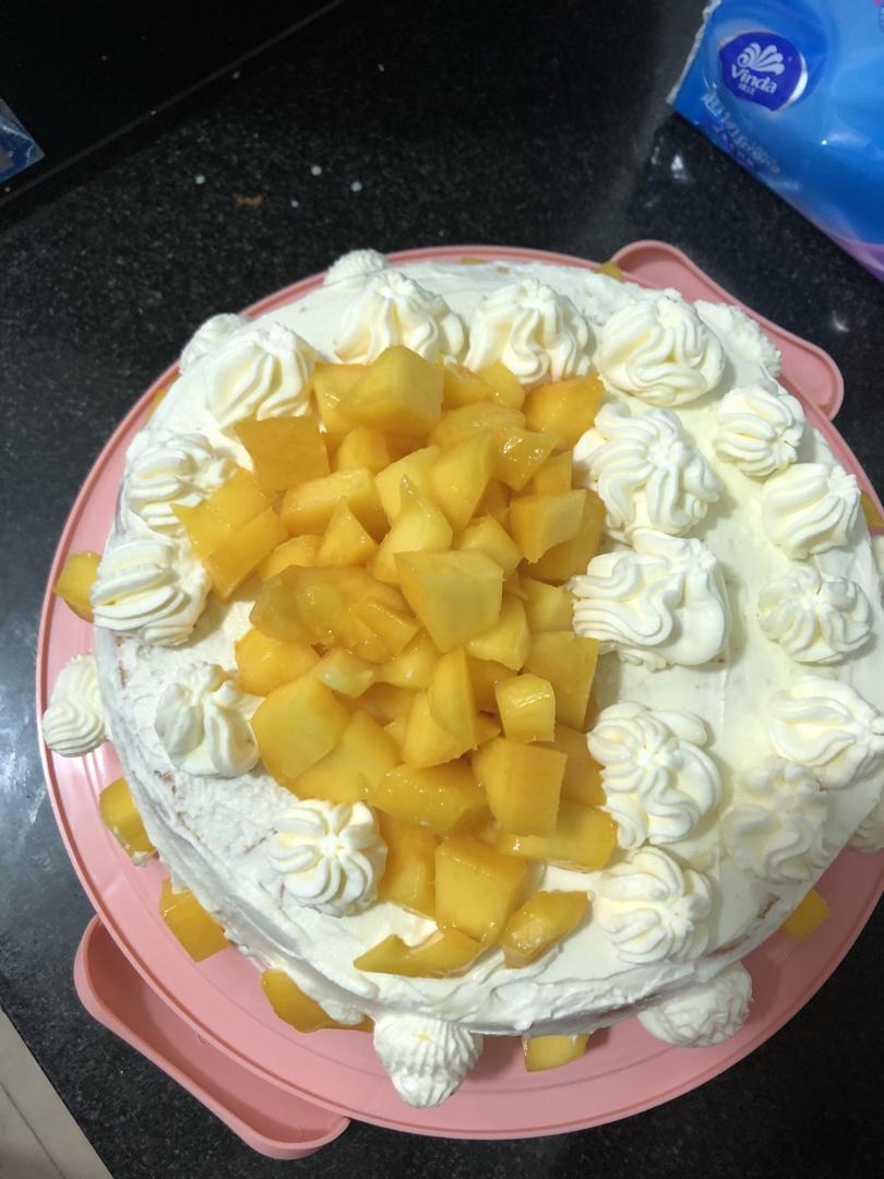 超级简单的味多美同款生日蛋糕（6寸），新手也能高度还原