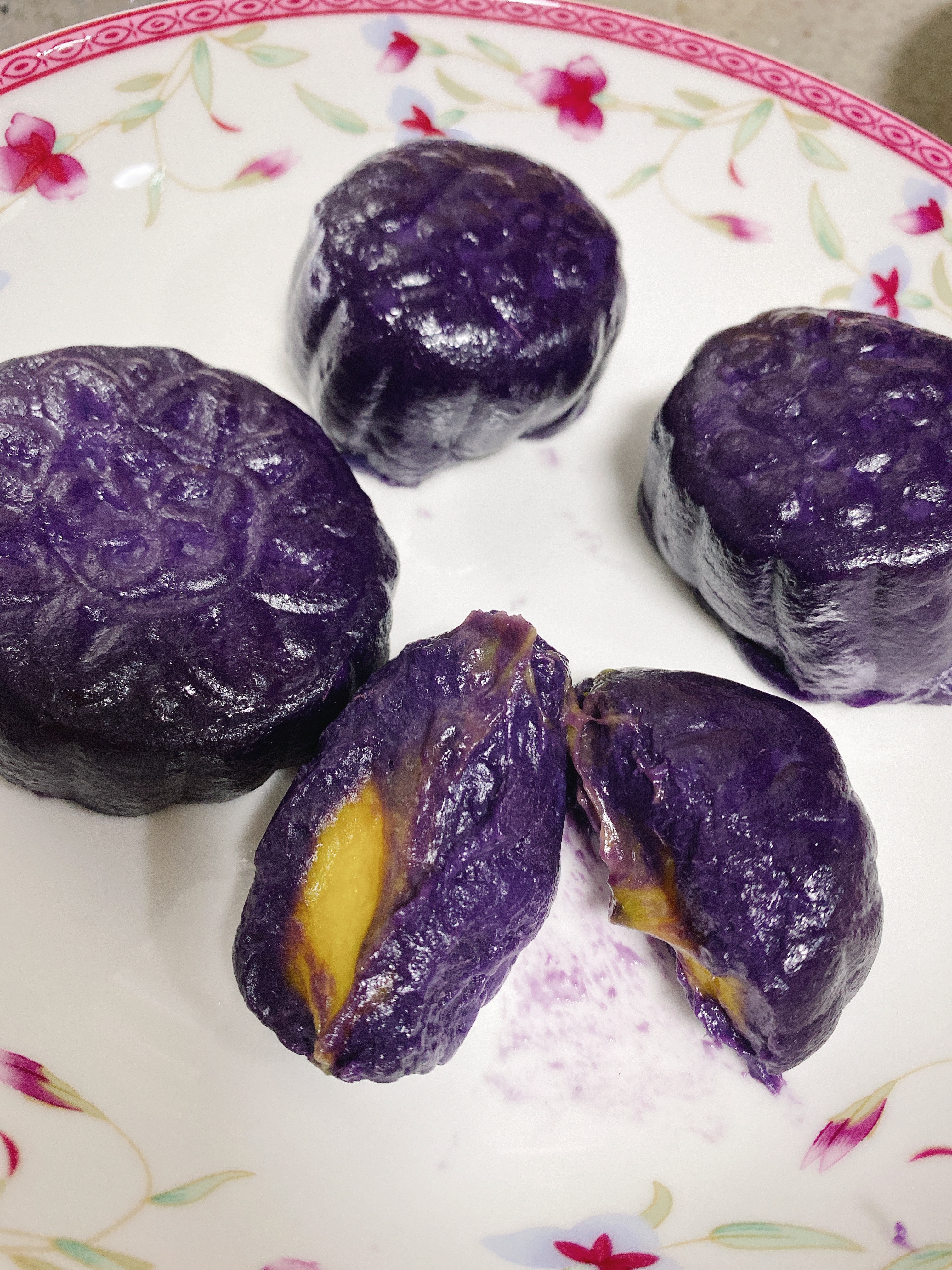 紫薯南瓜月饼（蒸食）的做法 步骤8