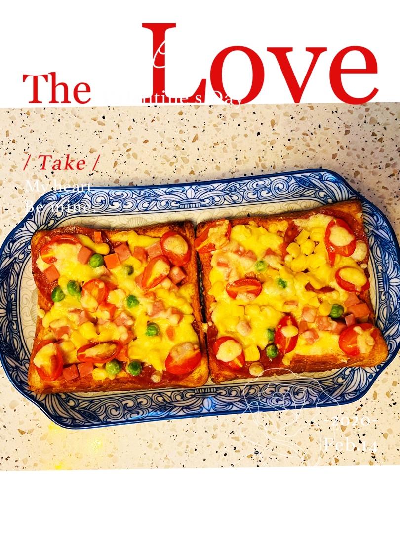 一人份吐司披萨【最好吃的披萨·快手营养早餐】