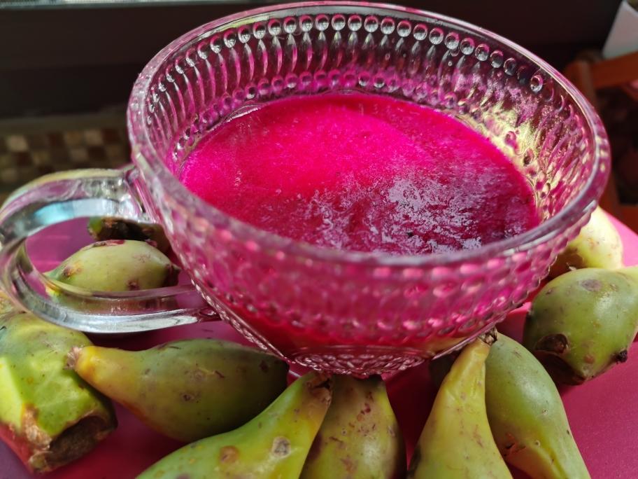 仙人掌果汁的做法