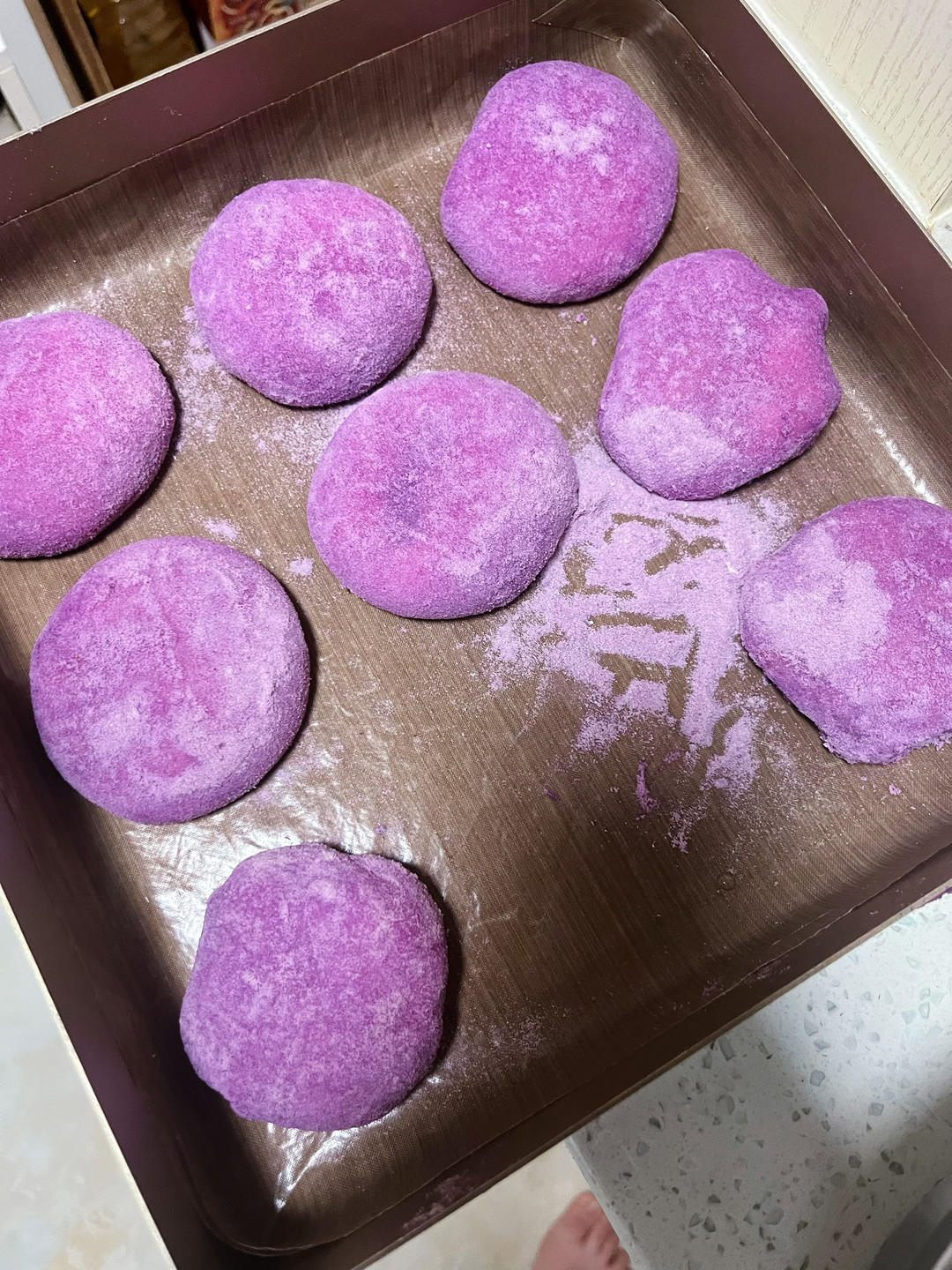 免烤箱流心芋泥糯米糍