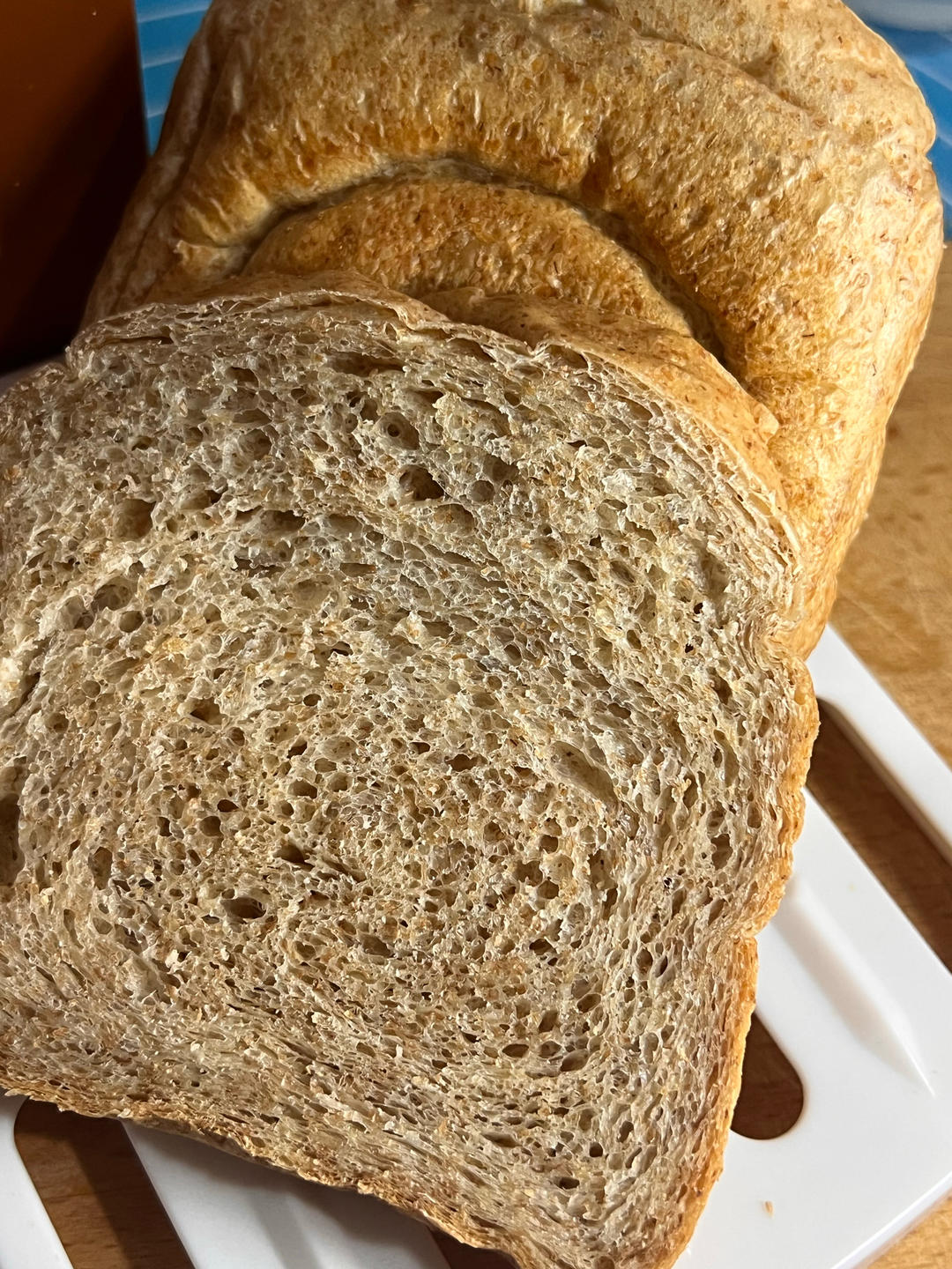 🍞低卡50%全麦吐司面包｜烫种法｜柔软拉丝｜减肥减脂必看