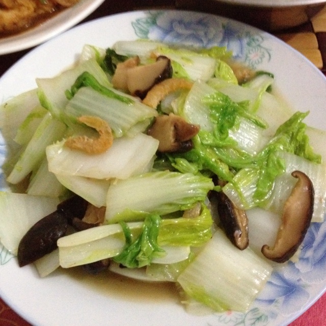 虾米炒白菜