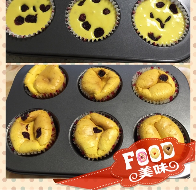 蔓越梅纸杯蛋糕
