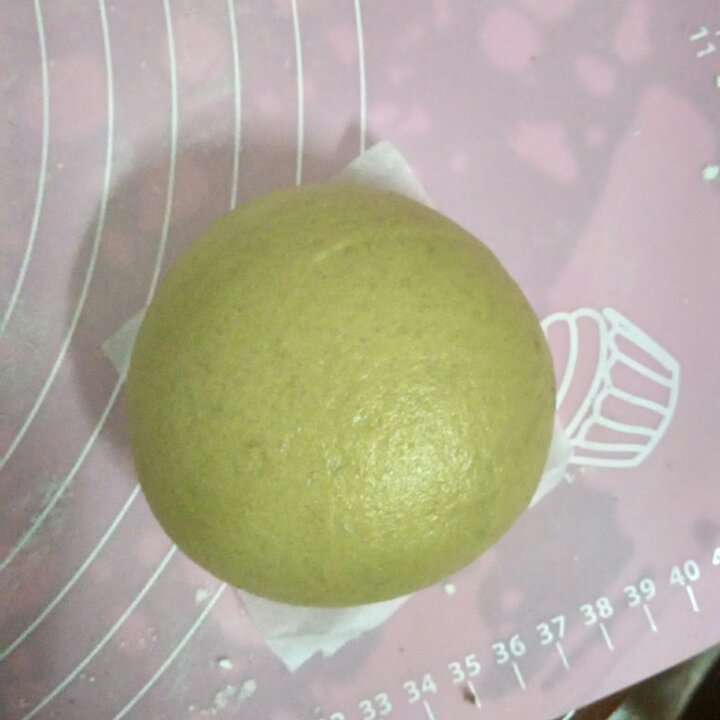 天然酵母之抹茶红豆甜甜包