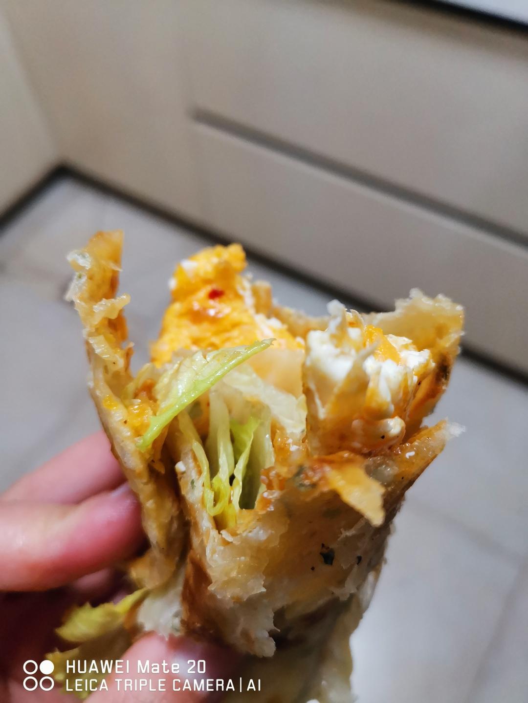 十分钟快手酱香饼（手抓饼版）