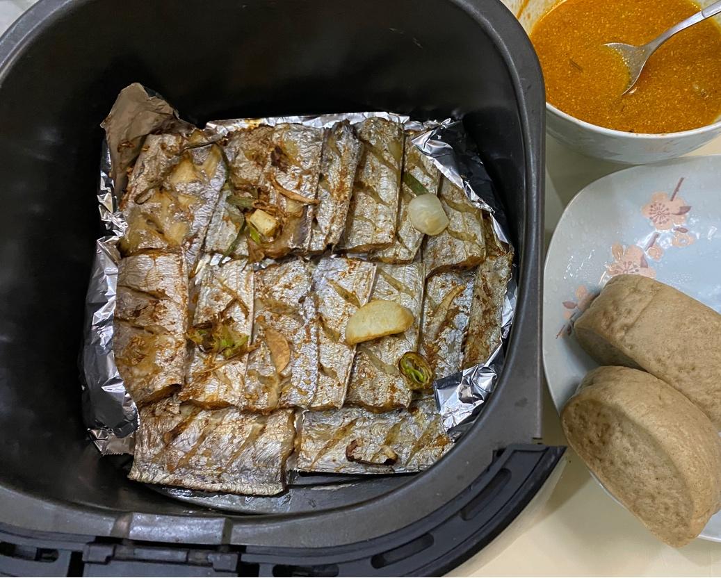 空气炸锅版香酥带鱼