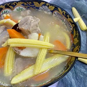 🌸玉米笋胡萝卜山药排骨汤🌽的做法 步骤8
