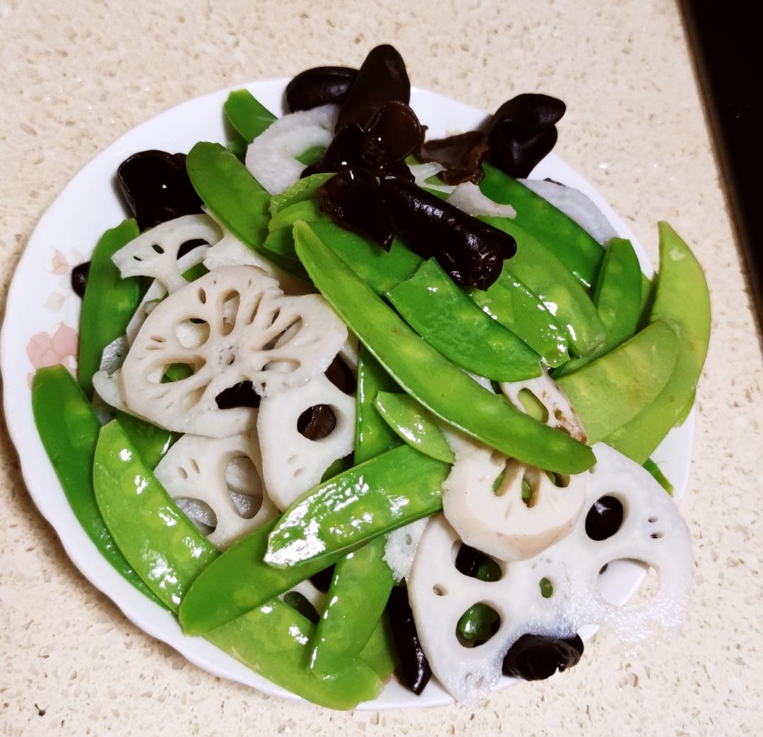 小炒荷兰豆木耳