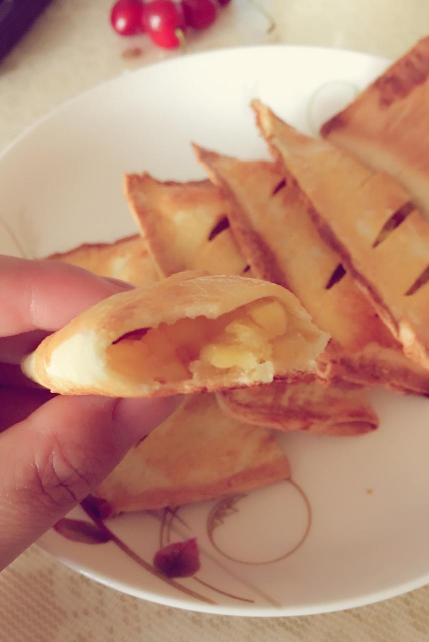 超简单快手的苹果吐司派