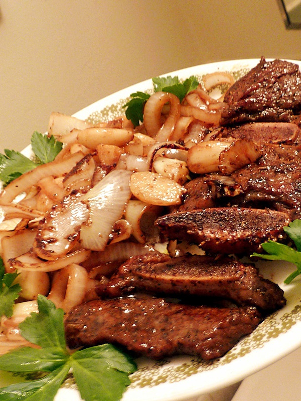 黑蒜子牛肉粒