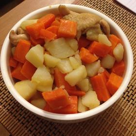 萝卜土豆鸡腿焖饭（电饭锅版）