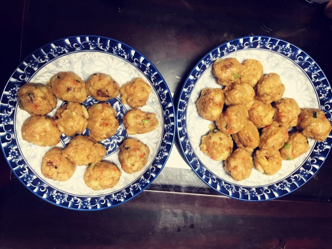 快手菜，土豆小丸子