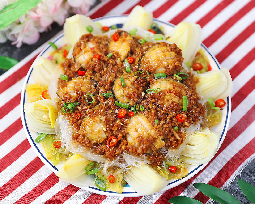 鲍鱼粉丝娃娃菜的做法