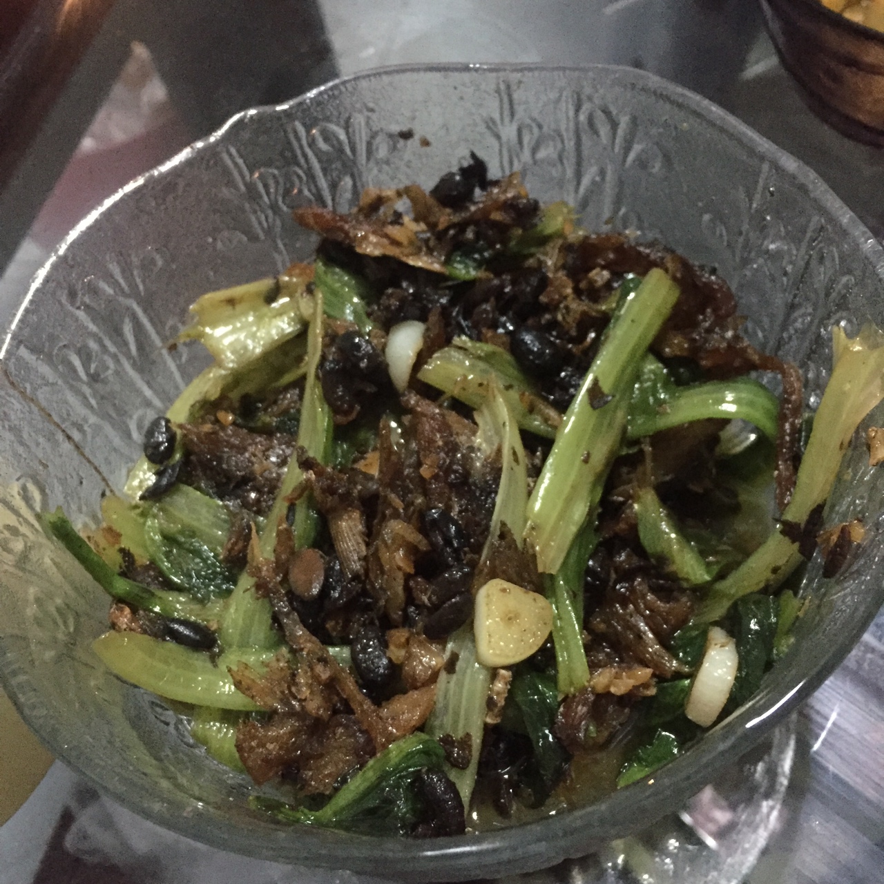 豆豉鲮鱼油麦菜