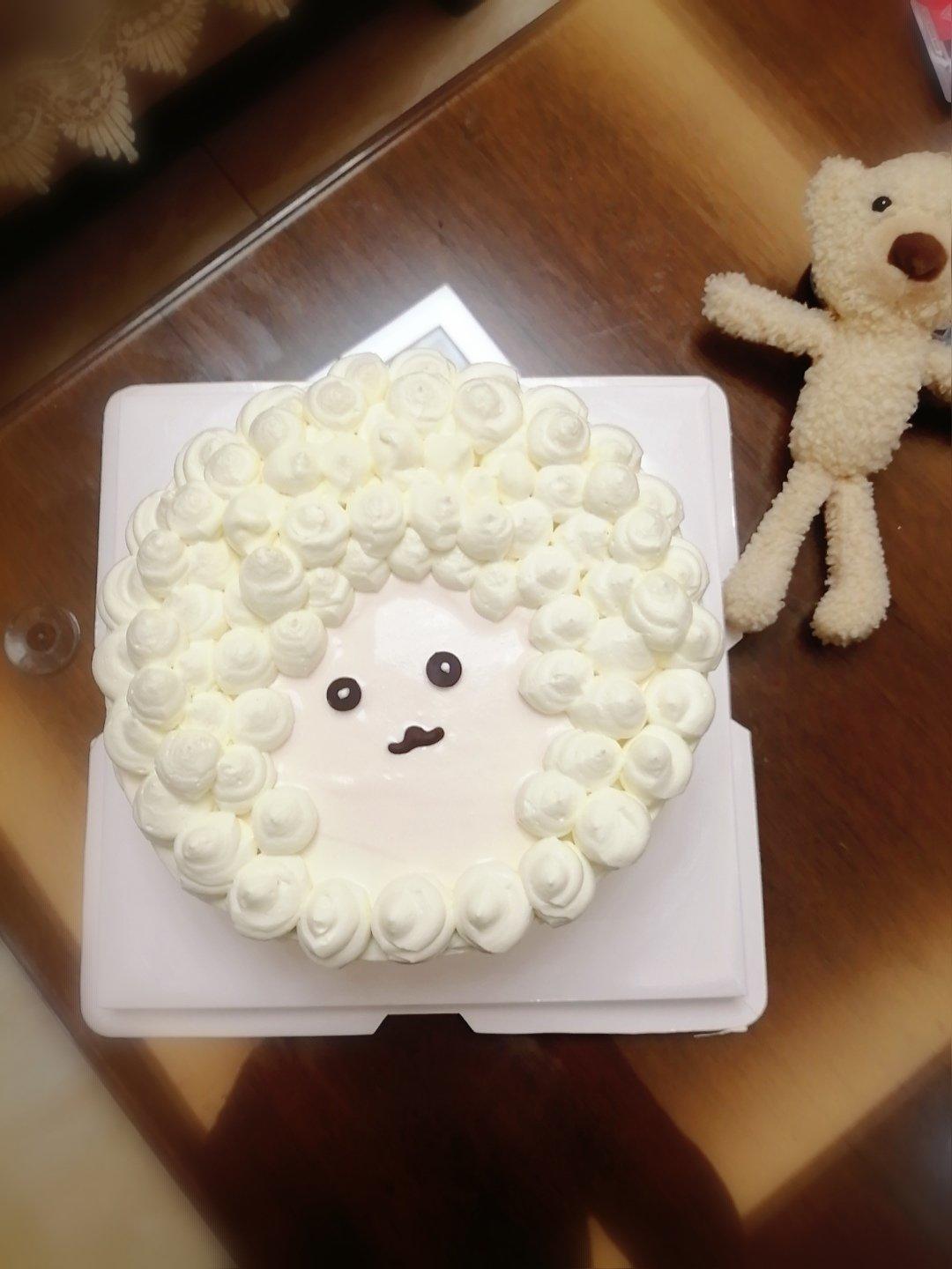 可爱肖恩羊杯子蛋糕