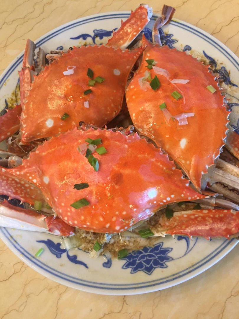 葱油梭子蟹