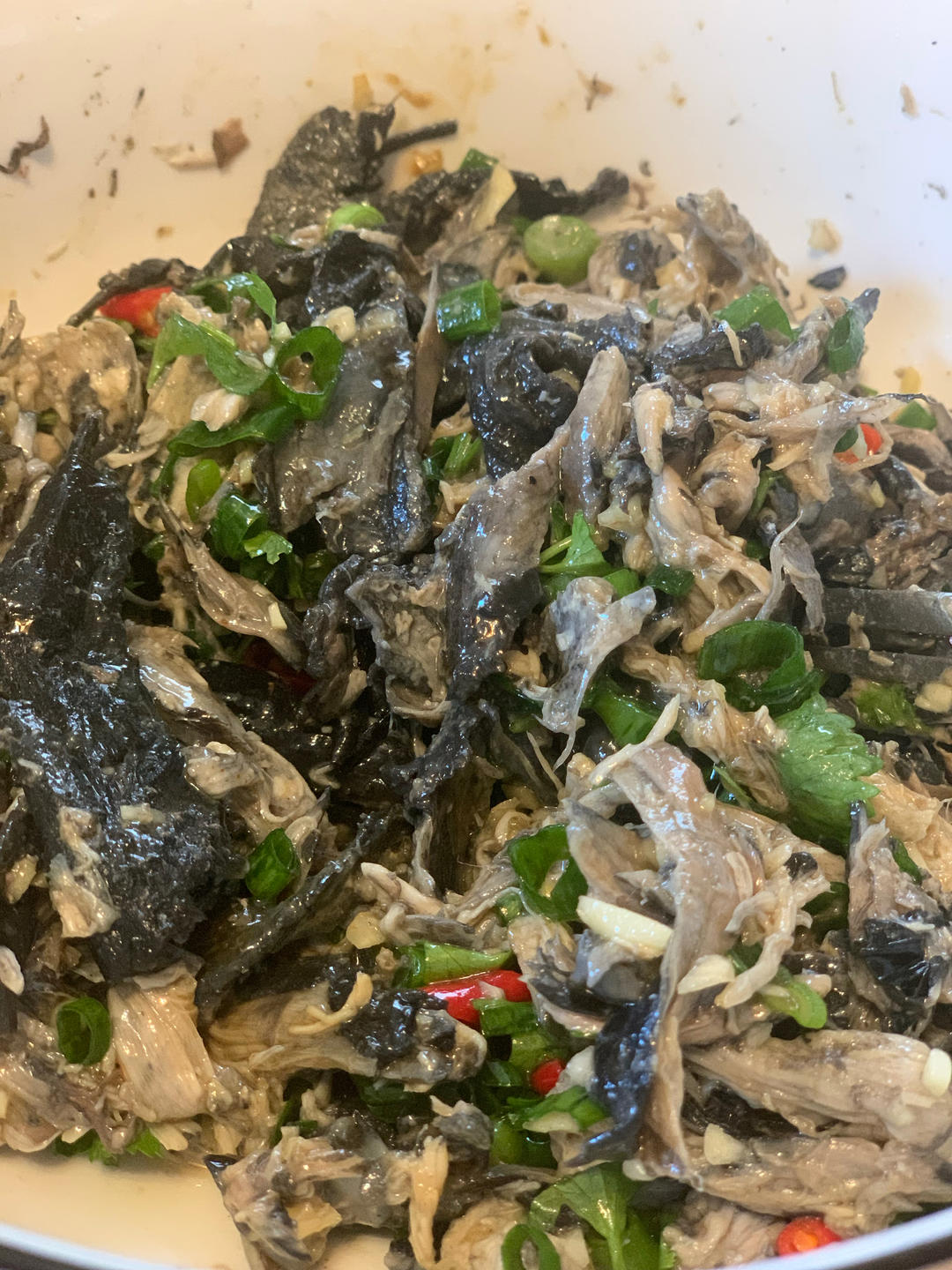 鬼鸡 手撕柠檬乌鸡