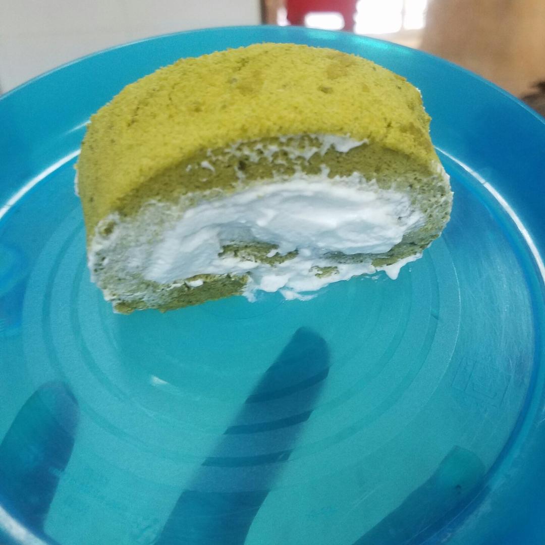 抹茶红豆蛋糕卷